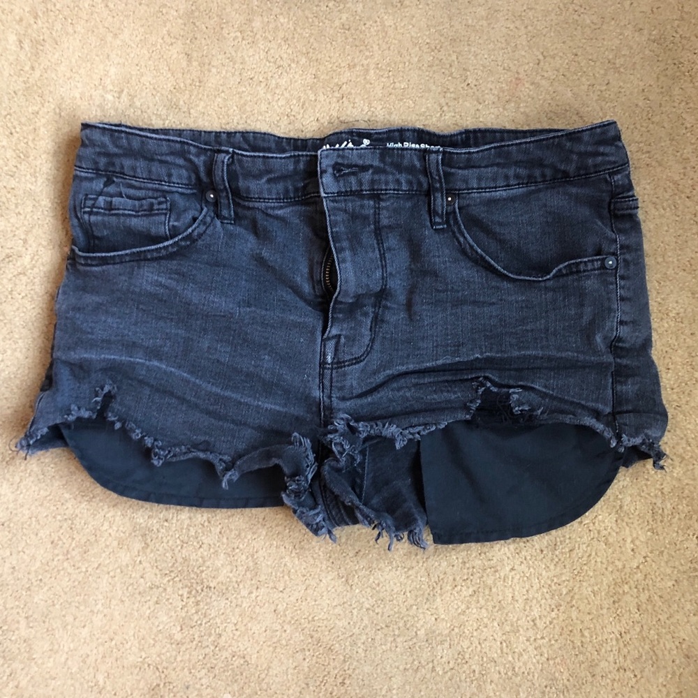 Target black jean shorts